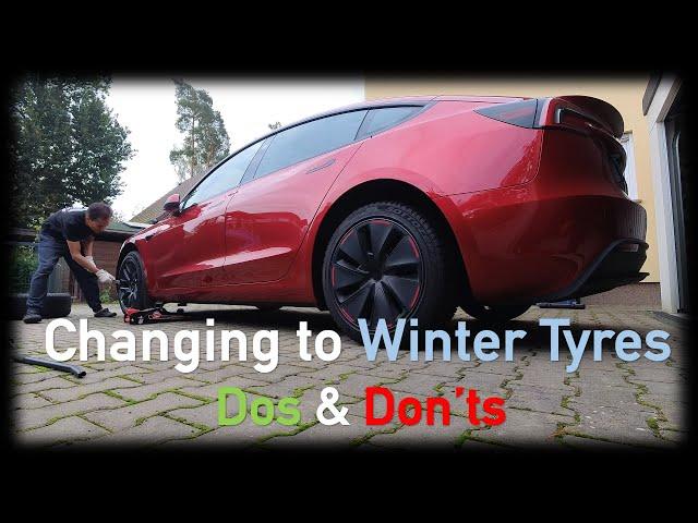 Dos & Don'ts when Changing to Winter Tyres on your Tesla