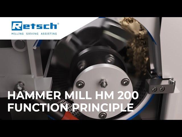 Hammer Mill HM 200 - Function Principle