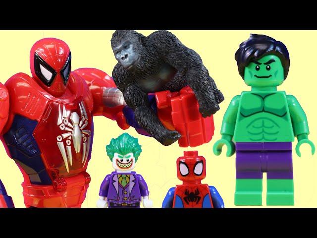 Hulk Family ! Spidey & Hulk Robot Adventure | Joker Jr. Learns To Be kind - Just4fun290 Plays