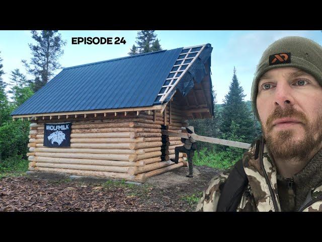 Log Cabin Build on Off-Grid Homestead |EP24| Foundation + Floor