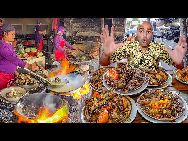 Indonesian VILLAGE BBQ  like you've never seen before - Indonesian Street food in Solo, Indonesia