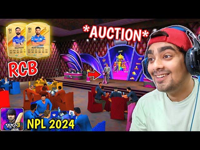 BUYING KOHLI, DHONI, ROHIT And More For *RCB In AUCTION* NPL 2024 WCC3