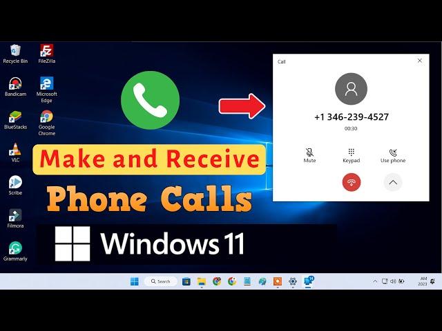 Make and Receive Phone Calls in Windows 11 PC