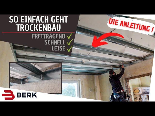 Freitragende Decke / perfekt für Einsteiger... DIY für Selbermacher