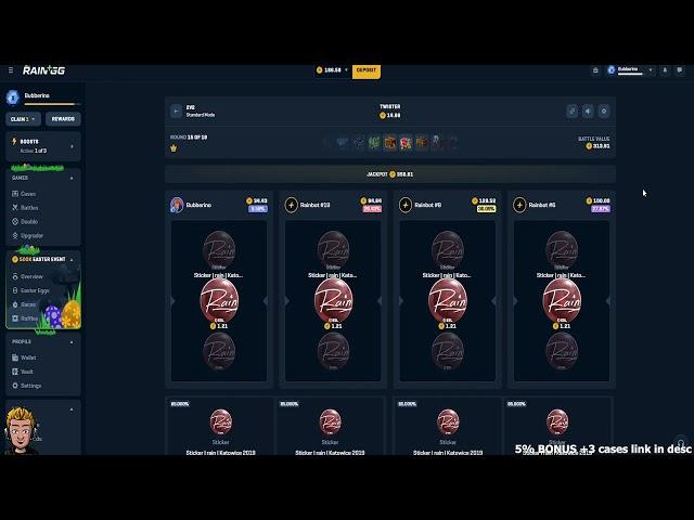 INSANE ALL IN LAST BATTLE PAID HUGE AT RAIN.GG ! 100 $ CS2 GIVEAWAY !