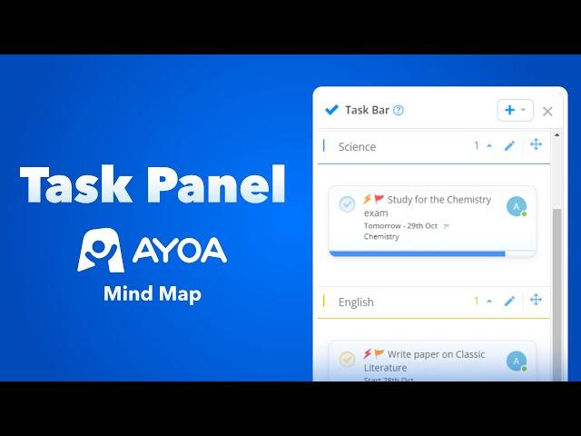 Creative Task Management | Ayoa's New Task Panel in Mind Maps