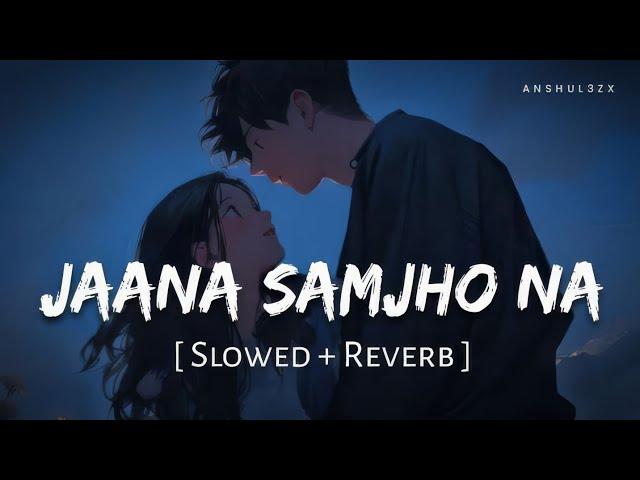 Jaana Samjho Na (Slowed + Reverb) | Bhool Bhulaiyaa 3 | Aditya Rikhari, Tulsi Kumar | Anshul3zx