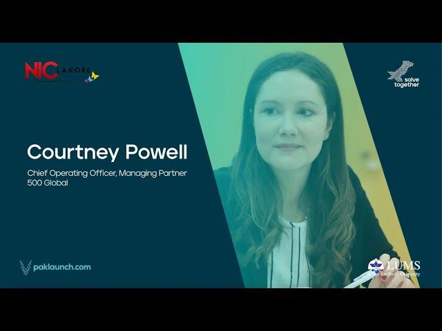 Courtney Powell, COO 500 Global, in conversation with NICL on Pakistan's startup potential