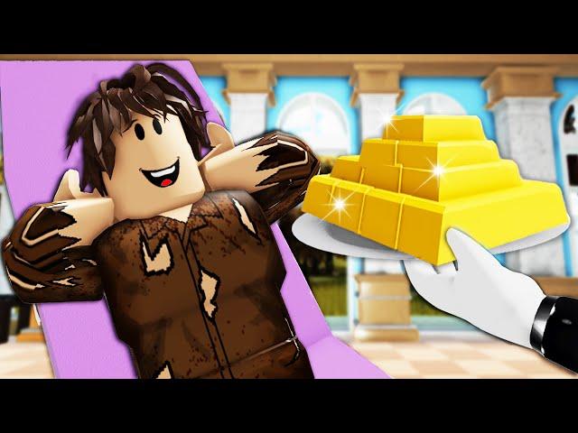 He Upgraded From Homeless To Rich! A Roblox Movie