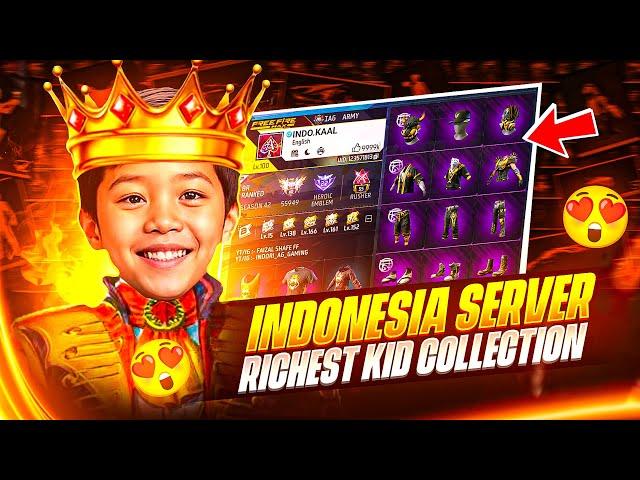 ₹1 Crore Collection  Free Fire Indonesia Richest Kid ID