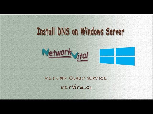 Install DNS on Windows Server