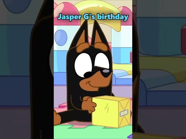 Birthdays in Bluey #bluey #shorts