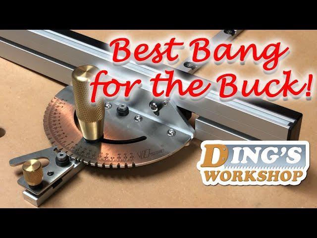 Drillpro Miter Gauge Box Joint Jig | Best Tool for Your Money! | Banggood Woodworking Tools Review