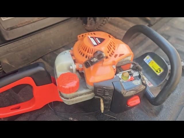 Trash to treasure Hc-2020 Echo hedge trimmer!