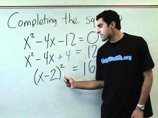 Algebra - Completing the square