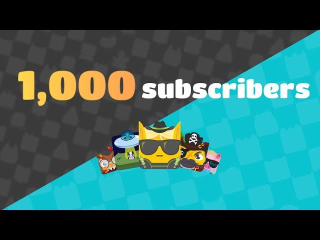 1,000 SUBSCRIBERS!