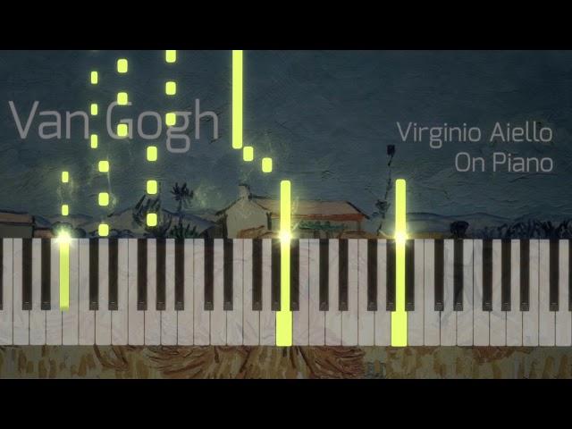 Virginio Aiello, On Piano - Van Gogh - [Piano Tutorial] (Synthesia - SeeMusic)