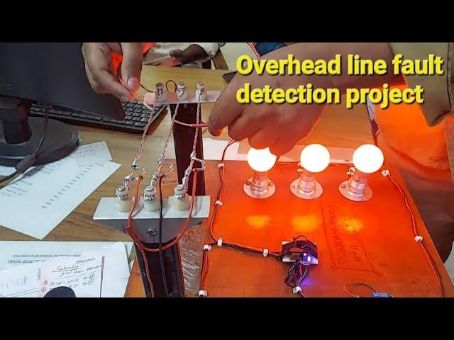 Electrical fault detection in overhead lines / Basic Electrical projects