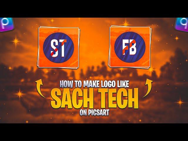 How To Make Logo Like @SachTech22  | Sach Tech Jaisa Logo Kaise Banaye | Farhan Black