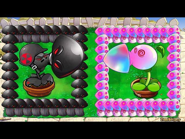 Doom Gatling Pea Vs Hypno Pea Vs All Zombies Vs Dr Zomboss Plants Vs Zombies Battlez