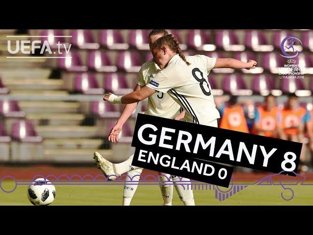 WU17 highlights: Germany v England