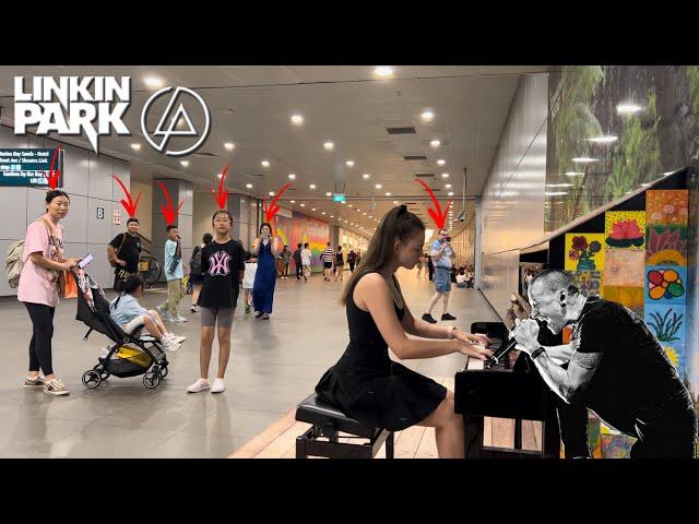 I played LINKIN PARK - NUMB on piano in public!