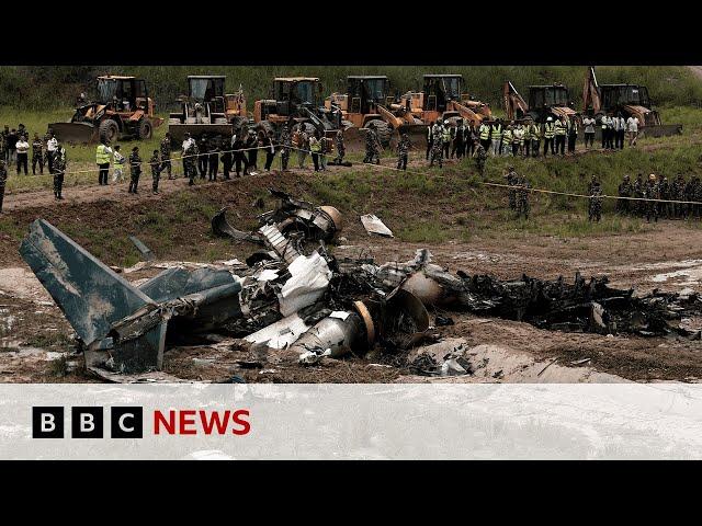 Nepal plane crash leaves at least 18 dead | BBC News