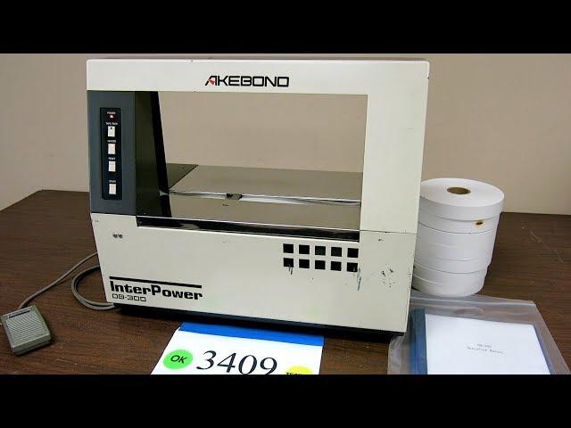 Akebono OB 300 Tabletop Heat Seal Banding Machine - Inventory #3409