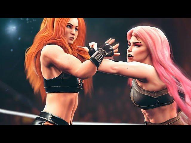 Alexa Bliss vs. Becky Lynch in a Battle for Diva Supremacy | Women's Championship | WWE 2K22