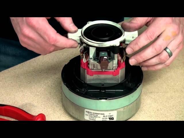 How to fit Carbon Brushes - Henry Vacuum Cleaner Motor