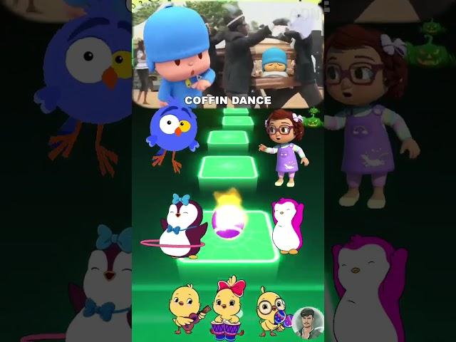 Nina Pocoyo coffin dance Sprunki vs Tiles Hop EDM Rush Geme 