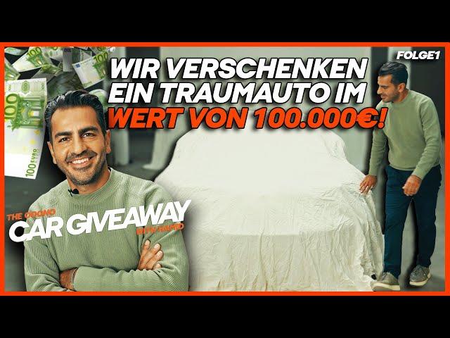 100.000 € Auto zu gewinnen️Eine neue Suche von OOONO für DICH ️Welches Auto wird es? Hamid sucht