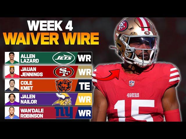 Week 4: Top Waiver Wire Pickups | 2024 Fantasy Football