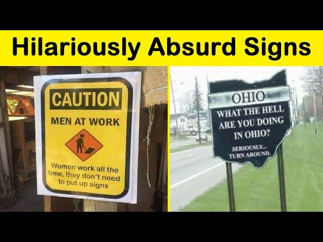 Hilariously Absurd Signs That People Have Shared Online (NEW) || Funny Daily