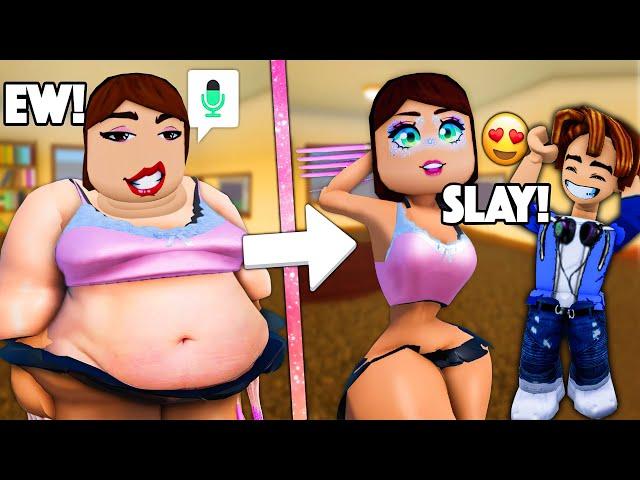 ROBLOX LIFE : The Determination of the Overweight Girl to Become Beautiful | Roblox Animation