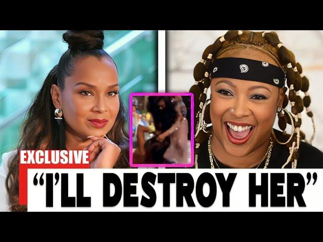 "Judy Strikes Back: Slaps Lisa Raye After Blackmail Attempt!"