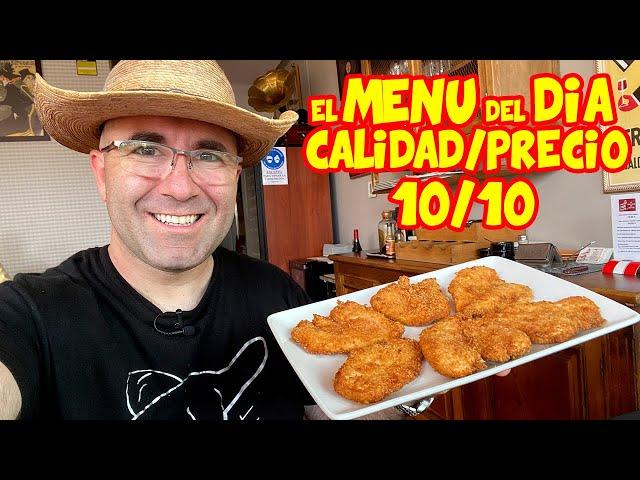 El MEJOR MENÚ del DÍA relación CALIDAD/PRECIO de LEÓN - COMIDA CASERA