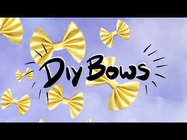 Hair Bow DIY tutorial - Fabric bows with clip - Madebytaylahrose Original Bow