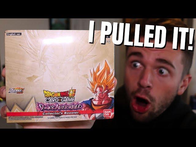 *NEW* Dragon Ball Super Power Absorbed Collector's Booster Box Opening!