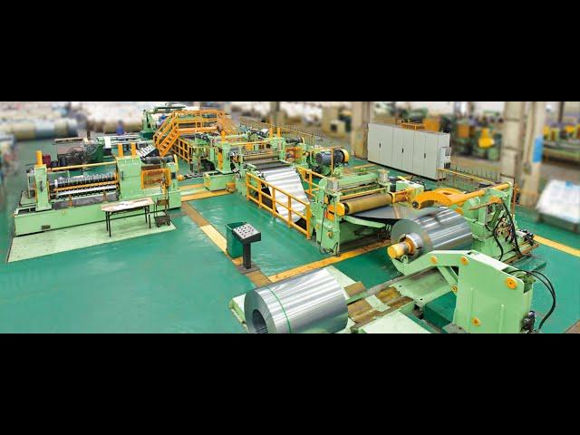 High precision Track Shear Cut to Length Line