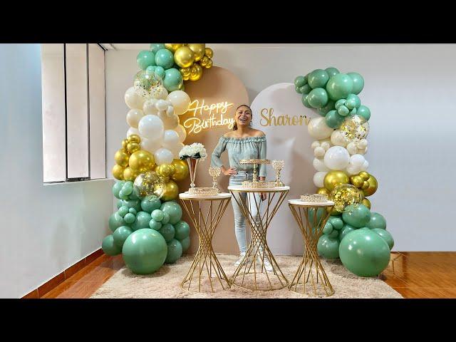 Como hacer un Arco de Globos e instalarlo en un Panel Doble / Decoracion cumpleaños