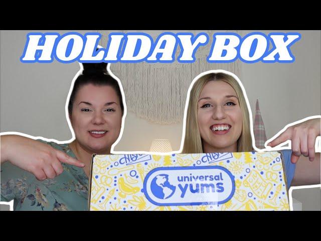 HOLIDAY BOX  | Universal Yums | Super Yum Box | December 2024 | A TASTE OF HISTORY