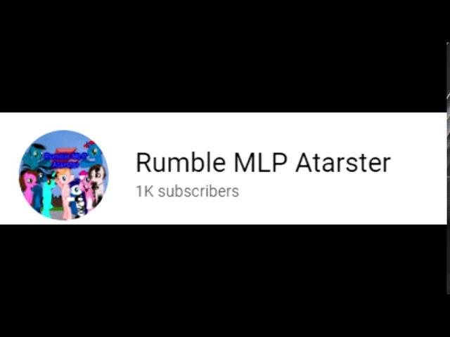 Geo See Rumble MLP Atarster 1,000 Subs (short mini animation)