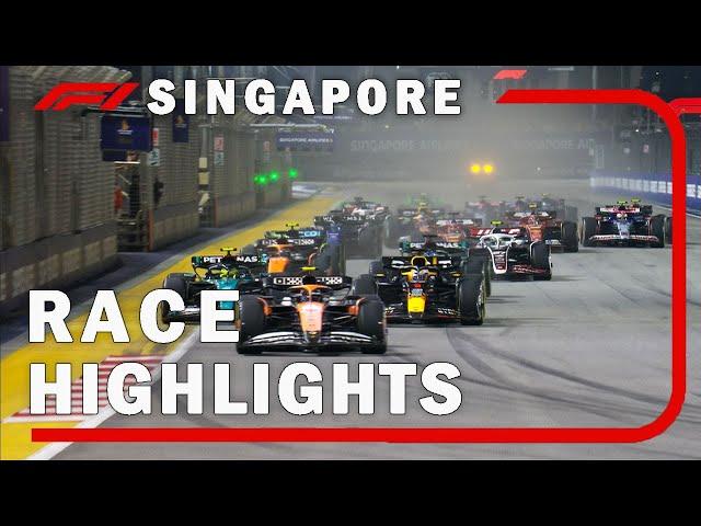 F1 RACE Highlights | 2024 Singapore Grand Prix