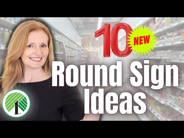 ALL NEW Crafty Creations! 10 Dollar Tree Round Sign DIY Decor Ideas