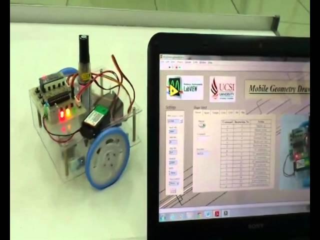 Mobile Geometry Drawing Robot Controller