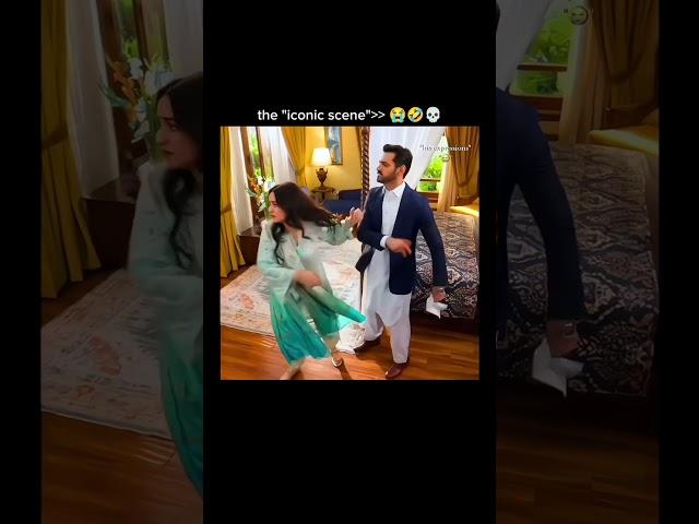 The iconic scene | #terebin #yumnazaidi ft #wahajali