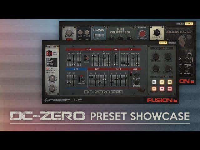 CFA-Sound DC-Zero - Preset Showcase | Synthwave & EDM Sounds for Native Instruments Kontakt