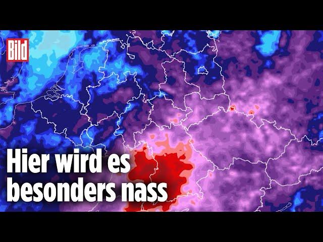 Wetter am Wochenende: Starkregen und Hochwassergefahr im Südosten