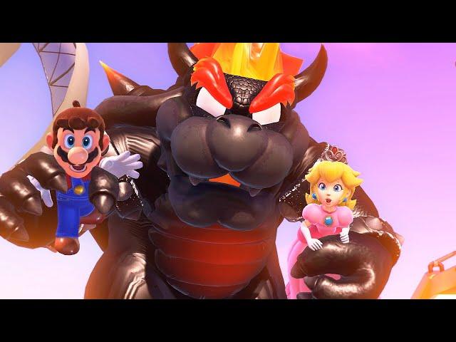 Super Mario Odyssey - Mega Fury Bowser Boss Battle